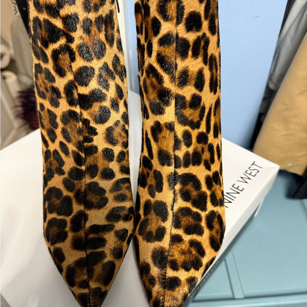 Nine West Sheeba Leopard print Bootie